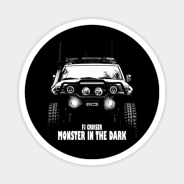 FJ Cruiser Monster in the Dark Magnet by MatamuaArt